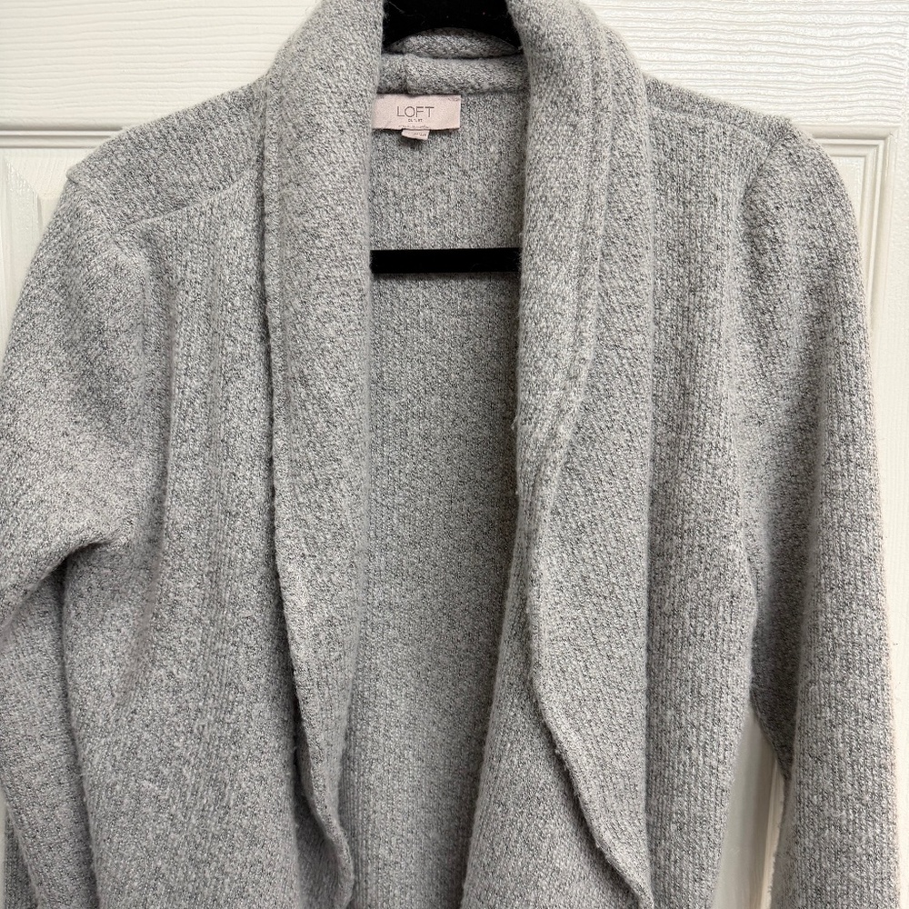 Loft Sweater Gray Size M